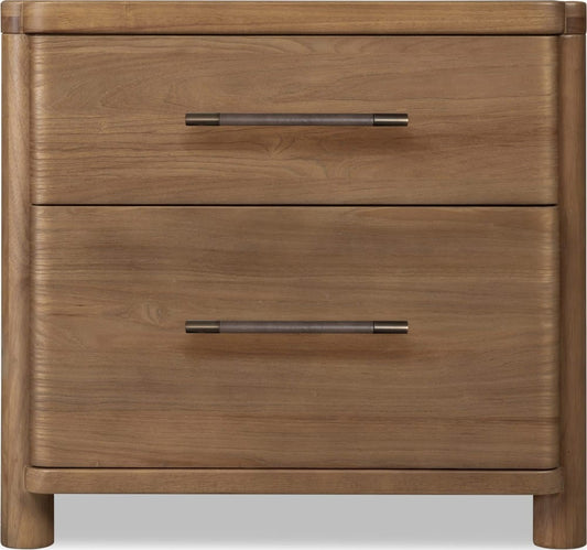 Modus Furniture - Hollis 2 Drw NS w/CM - Cbn Glw - WC2D81B view 2