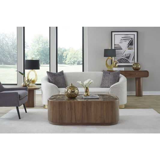Modus Furniture - Juba Walnut Console Table in Mongoose - UWYT23 view 2