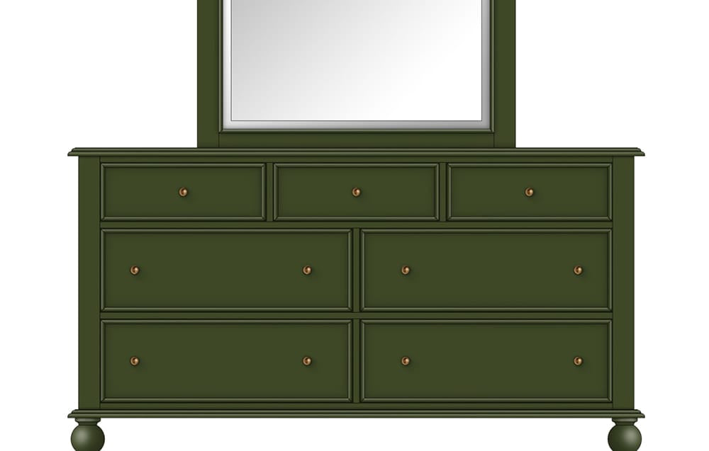 Modus Furniture - Kellie 7-Dwr Dresser - Juniper - YY5M82 view 3