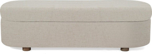 Modus Furniture - Kiki Uph Stg Bench - Whp Honey - MQ1L91 view 2
