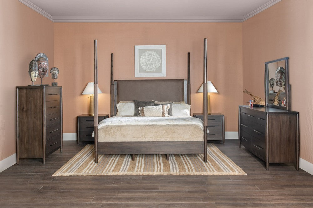 Modus Furniture - Koko Beveled Glass Wall or Dresser Mirror in Minx - TWXV83 view 5