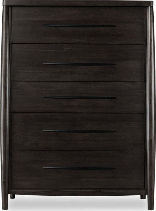 Modus Furniture - Koko Five Drawer Acacia Wood Chest in Minx - TWXV84 view 2