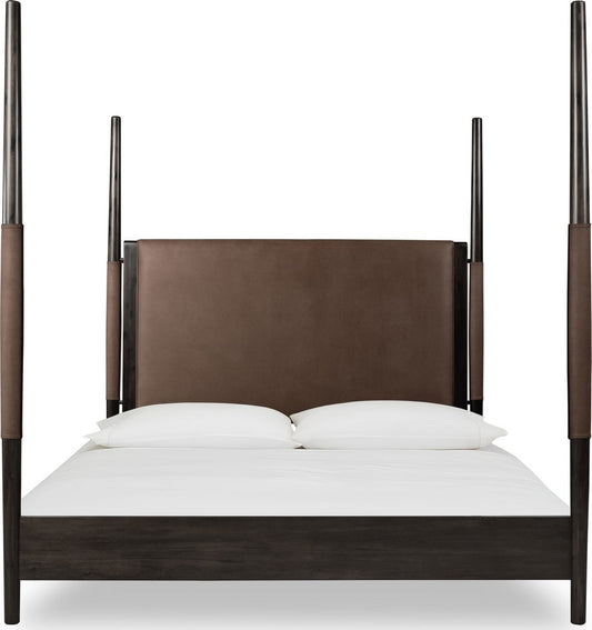 Modus Furniture - Koko King-size Upholstered Poster Bed in Minx - TWXVB7 view 2