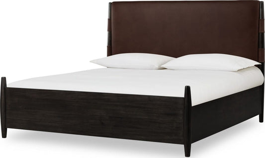 Modus Furniture - Koko Queen-size Upholstered Panel Bed in Minx - TWXVA5 view 2
