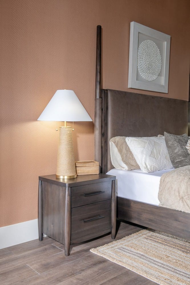 Modus Furniture - Koko Two Drawer Nightstand with Cord Management in Minx - TWXV81 view 9