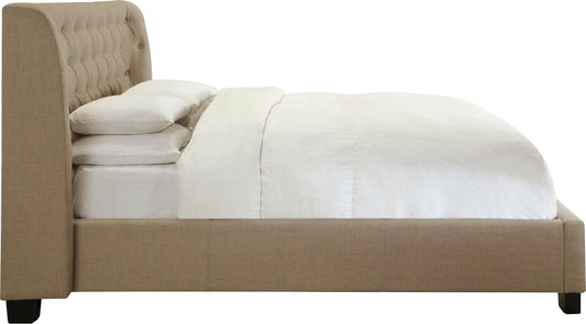 Modus Furniture - Levi King-Size Tufted Storage Bed in Toast Linen - 3ZL7D746 view 2