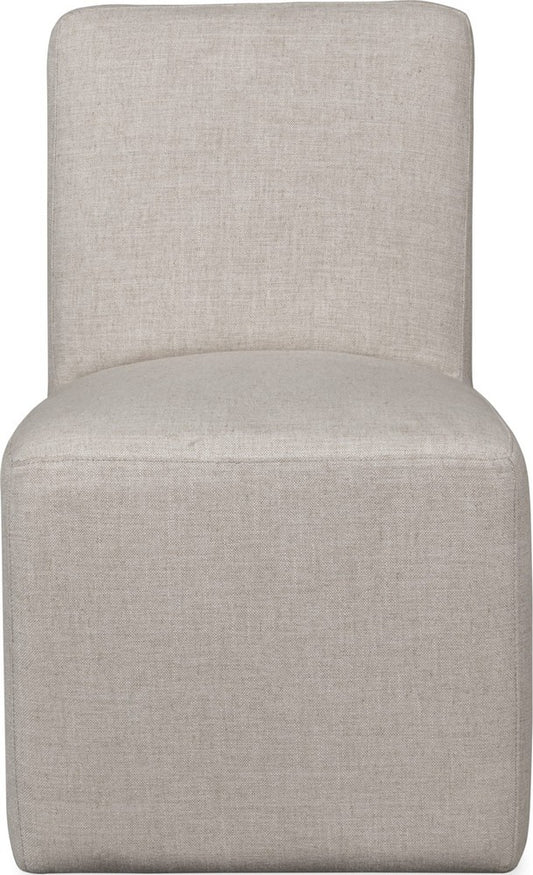 Modus Furniture - Liv Fully Upholstered Dining Chair in Natural Linen - QHTP64A_1 view 2