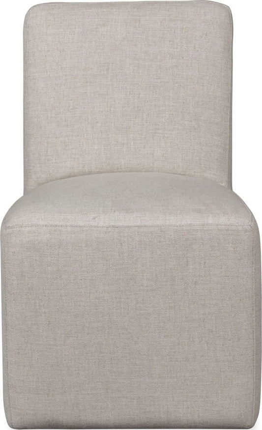 Modus Furniture - Liv Fully Upholstered Dining Chair in Natural Linen Set of 2 - QHTP64A_2 view 2