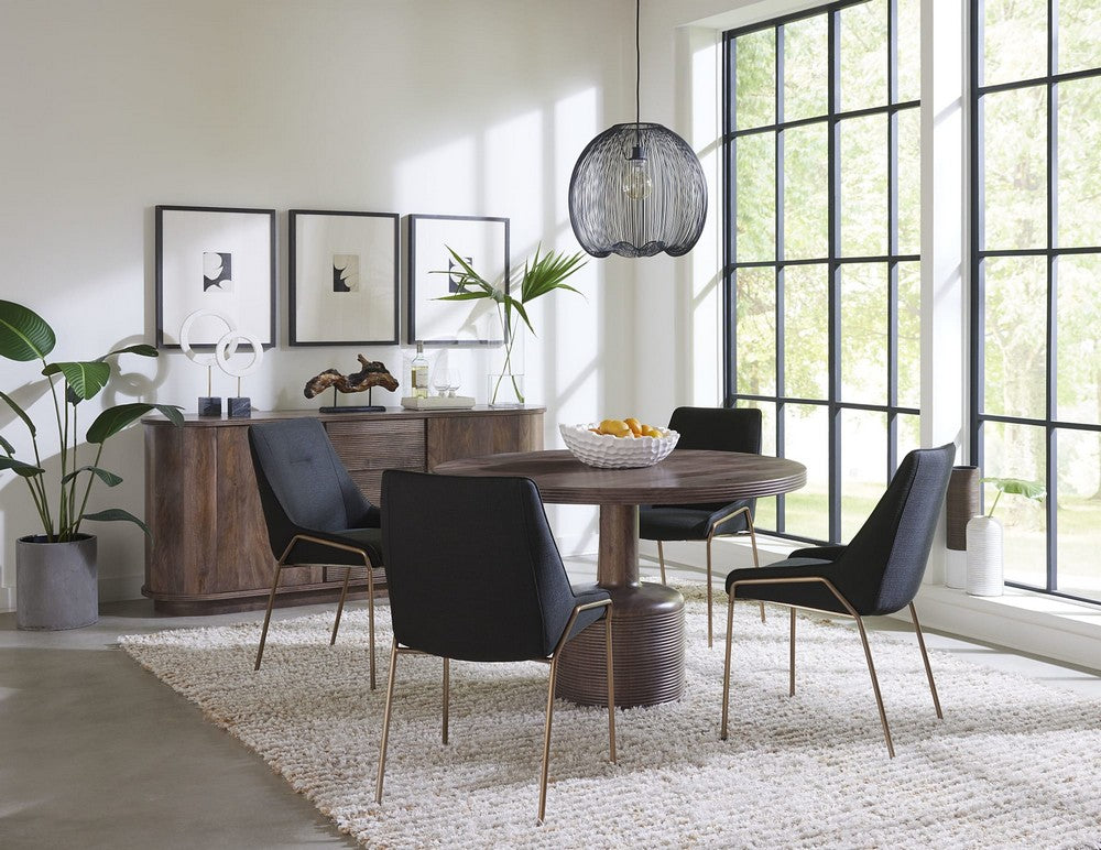 Modus Furniture - Liyana Solid Wood Round Dining Table in Natural Tan - PJRT60 view 8