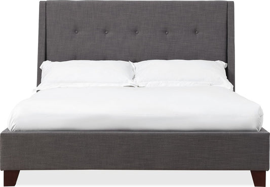 Modus Furniture - Madera Full-Size Upholstered Platform Bed in Dark Charcoal (2026) - JWHLJ4 view 2