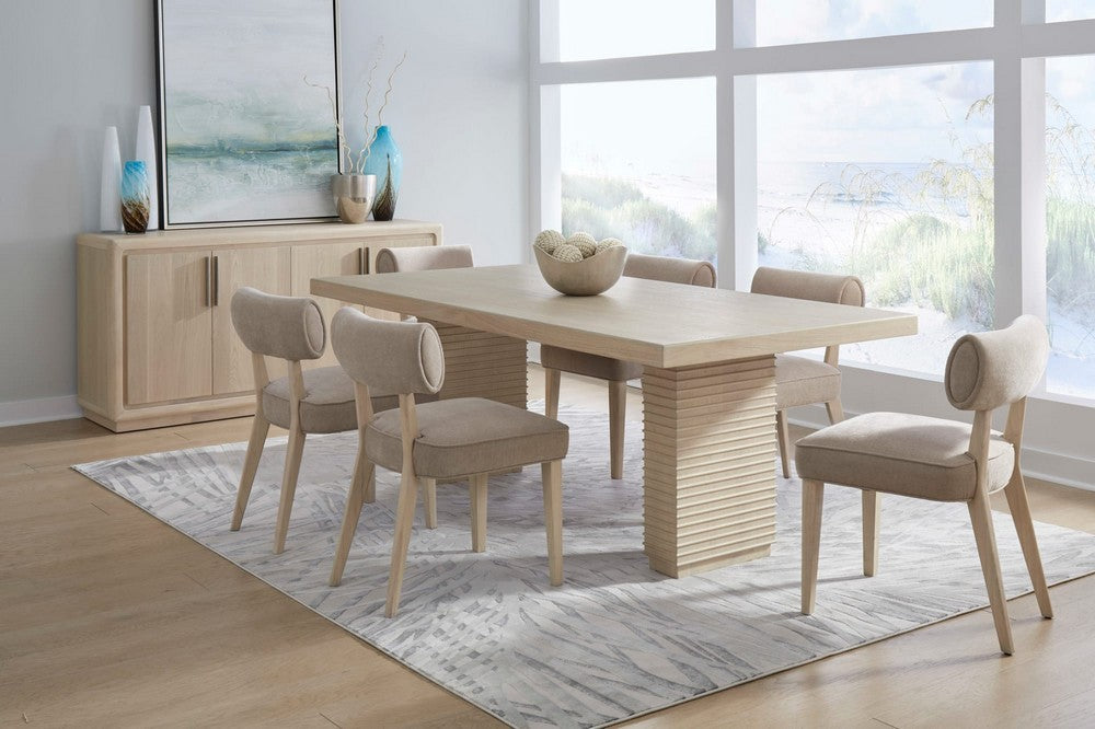 Modus Furniture - Magnolia Wood Frame Upholstered Dining Chair in Brown Sugar Chenille Set of 2 - TKXE63_2 view 10