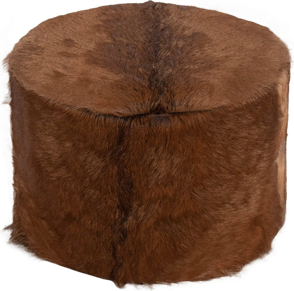 Modus Furniture - Matola Large Rd Ottoman - Acrn - TSXR88L view 2