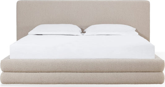 Modus Furniture - Maya California King-size Upholstered Platform Bed in Brun Boucle - QCTLH6 view 2
