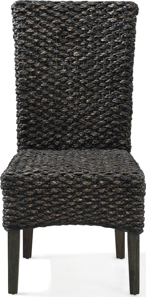 Modus Furniture - Meadow Chair Water Hyacinth in Graphite Set of 2 - 3FT366_2 view 2