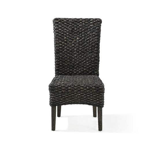 Modus Furniture - Meadow Chair Water Hyacinth in Graphite (Set of 2) - 3FT366 veiw 2