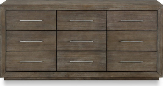 Modus Furniture - Melbourne Nine Drawer Dresser in Dark Pine (2024) - 8D6482A view 2