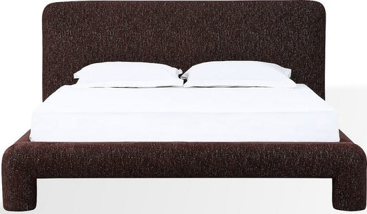 Modus Furniture - Mocoa Queen-size Fully Upholstered Platform Bed in Mongoose Chenille - UVYTR5 view 2