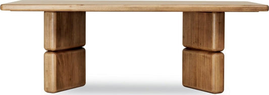 Modus Furniture - Nia Rectangular Acacia Wood Dining Table in Lioness - UHXW60 view 2