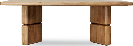 Modus Furniture - Nia Rectangular Acacia Wood Dining Table in Lioness - UHXW60 view 2