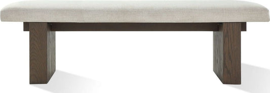 Modus Furniture - Oakland Bench in Brunette - FQBM65 view 2