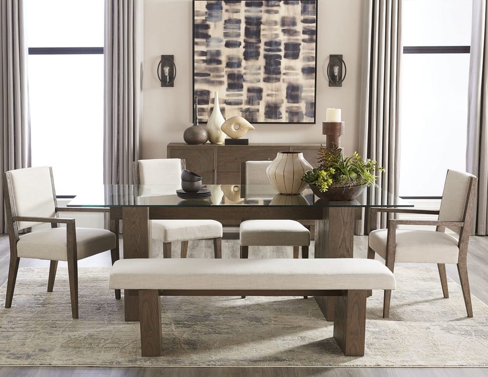 Modus Furniture - Oakland Upholstered Side Chair in Brunette Set of 2 - FQBM63B_2 view 8