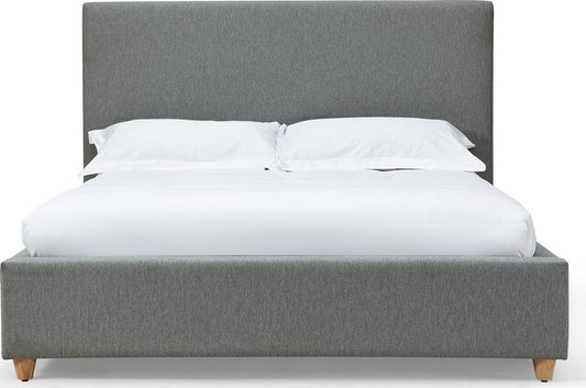 Modus Furniture - Olivia Full-Size Upholstered Platform Bed in Pewter (2026) - KKJPJ4 view 2