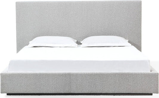 Modus Furniture - One California King-size Upholstered Platform Bed in Cotton Ball Boucle - JVNBH6 view 2