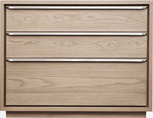 Modus Furniture - One Coastal Modern Three Drawer USB-charging Nightstand in Bisque - JVLH81B view 2