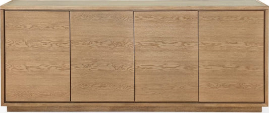 Modus Furniture - One Modern Coastal Four Door Sideboard in White Oak - JVLH79G view 2