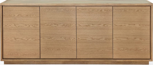 Modus Furniture - One Modern Coastal Four Door Sideboard in White Oak - JVLH79G view 2