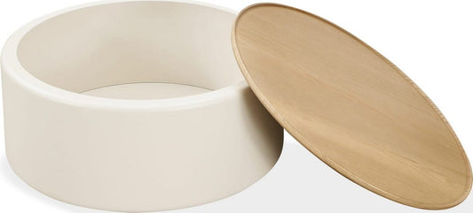 Modus Furniture - Oskar Lift Top Round Coffee Table in Barley - QVUG21 view 2