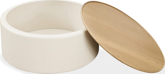 Modus Furniture - Oskar Lift Top Round Coffee Table in Barley - QVUG21 view 2
