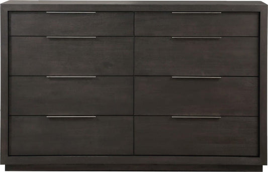 Modus Furniture - Oxford Eight Drawer Dresser in Basalt Grey (2024) - AZU582A view 2