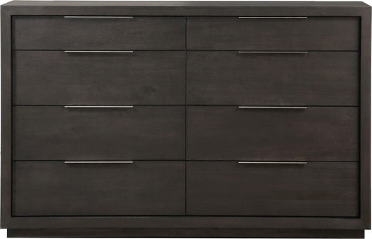 Modus Furniture - Oxford Eight Drawer Dresser in Basalt Grey (2024) - AZU582A view 2
