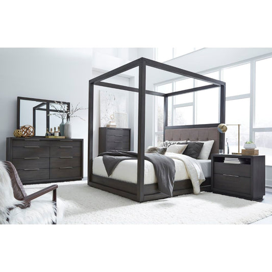 Modus Furniture - Oxford Full-Size Canopy Bed with Dolphin Fabric - AZU5H4 veiw 2