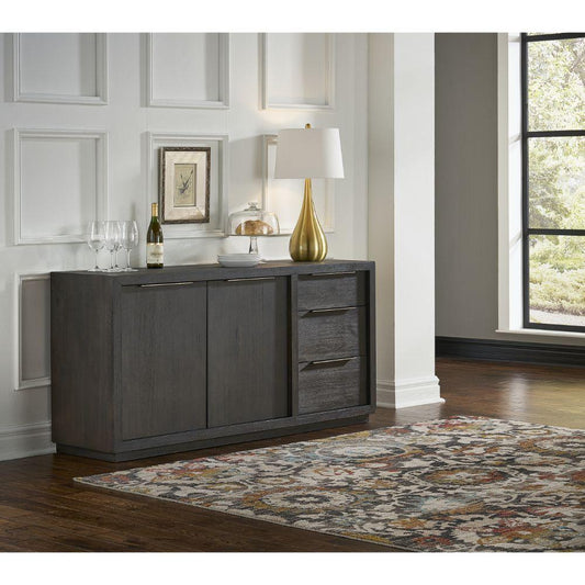 Modus Furniture - Oxford Sideboard in Basalt Grey - AZU573 veiw 2