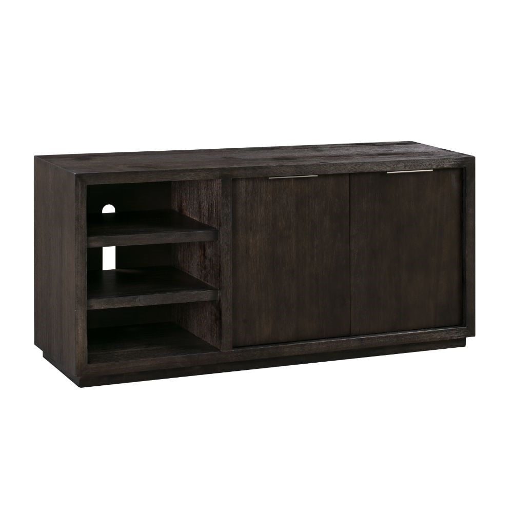 Modus Furniture - Oxford Solid Wood 64in Media Console in Graphite - AZU5266 veiw 4