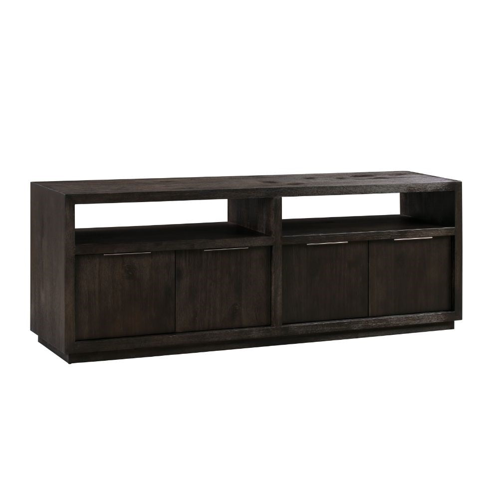 Modus Furniture - Oxford Solid Wood 74in Media Console in Graphite - AZU5267 veiw 3