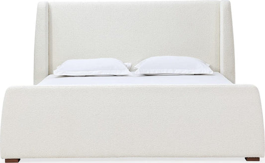 Modus Furniture - Presley Upholstered Wingback Platform Bed in Cottage Cheese Boucle (2026) - PCMZQ4 view 2