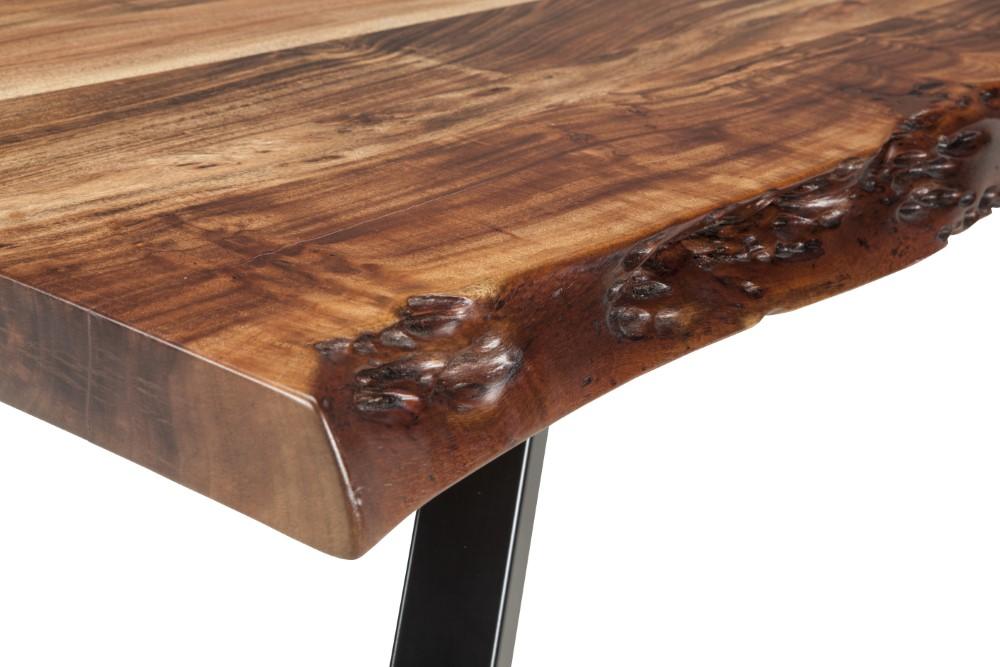 Modus Furniture - Reese Live Edge Rectangular Side Table in Natural Acacia - 3A6922 veiw 4