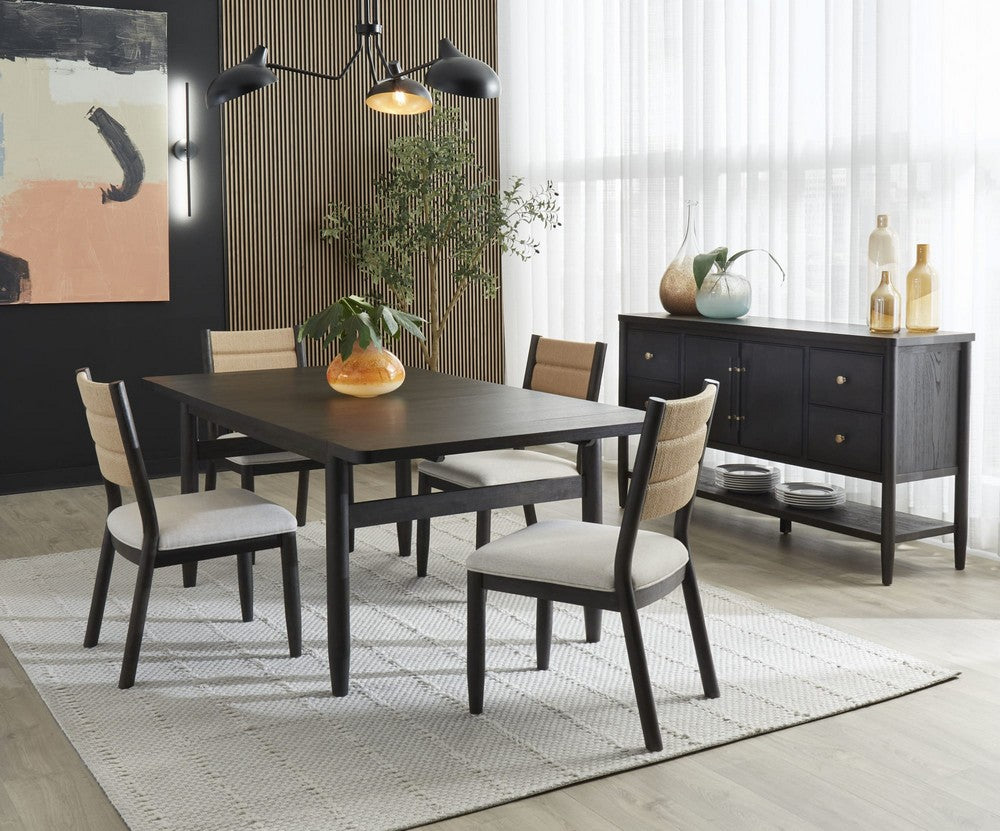 Modus Furniture - Rockport Danish Cord Dining Chair in Yin Set of 2 - QBTS63B_2 view 6