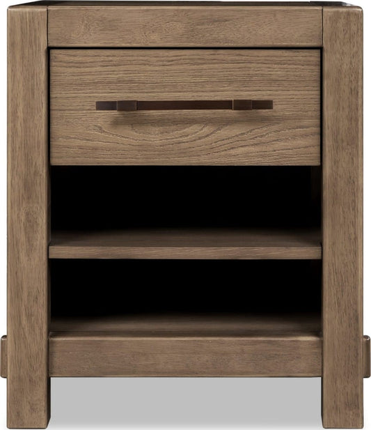 Modus Furniture - Roycroft 1 Drw NS - Hrvst Wood - XF3C81 view 2