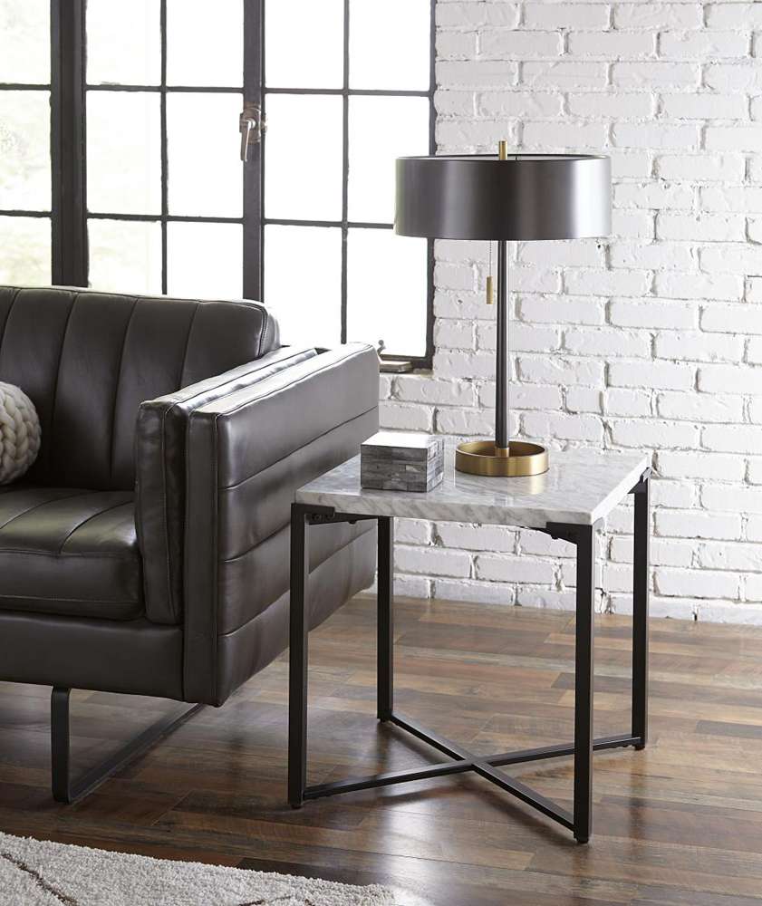 Modus Furniture - Saxon End Table in Matte Black - A9R322 veiw 1
