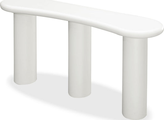 Modus Furniture - Sven Wooden Console Table in Rice - QTUJ23 view 2
