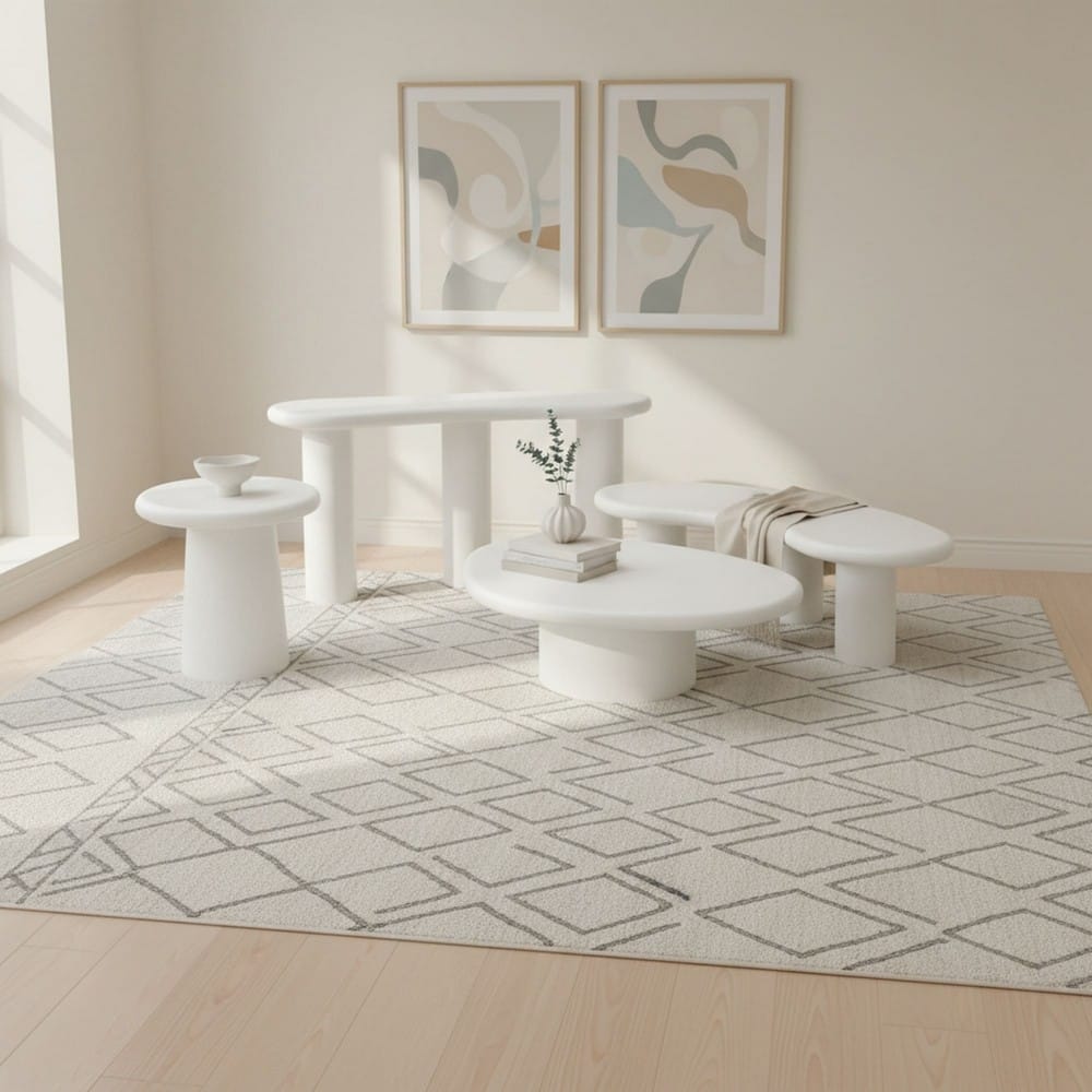 Modus Furniture - Sven Wooden End Table in Rice - QTUJ22 view 5