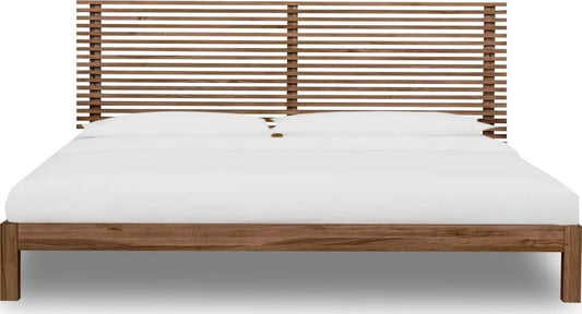 Modus Furniture - Tanner California King-size Solid Ash Platform Bed in Roux - QPUAH6 view 2