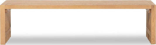 Modus Furniture - Tanner Dining Bench - Flaxen - QPUD65 view 2