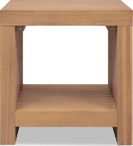 Modus Furniture - Tanner Side Table - Flaxen - QPUD22 view 2