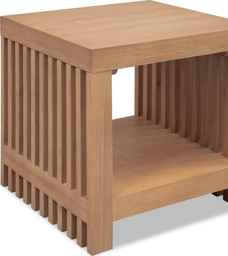 Modus Furniture - Tanner Side Table - Flaxen - QPUD22 view 5