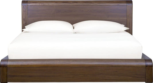 Modus Furniture - Totes Queen-size Platform Bed in English Walnut - RXVKH5 view 2